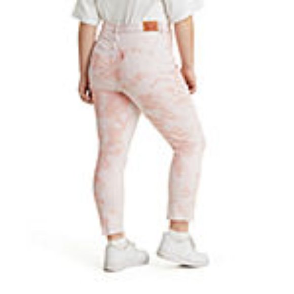 💙HP💙 Levi's High-Rise Rose Overdye Raw Hem Skinny Jeans 16W - Picture 4 of 15